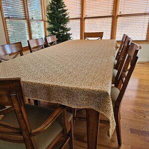 Long Tablecloth - Gold - 174" x 56" (easily customized to smaller size)
